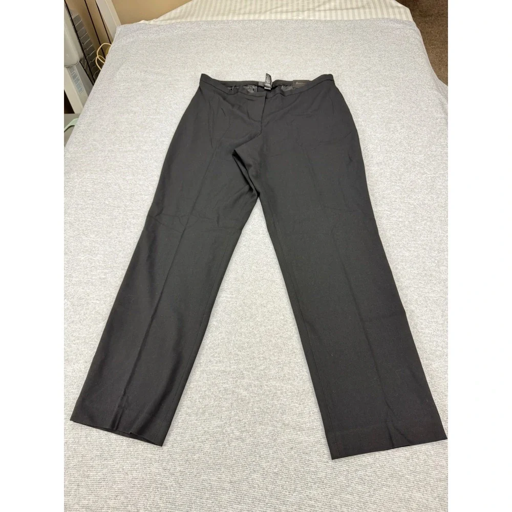 Lane Bryant The Sophie Straight Leg Dress Pants Black Size 14‎ Regular Stretch
